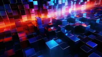 AI generated programming software digital background photo