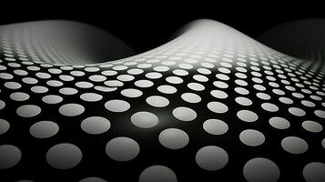 AI generated texture black dots background photo