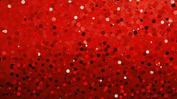 AI generated abstract red dots background photo