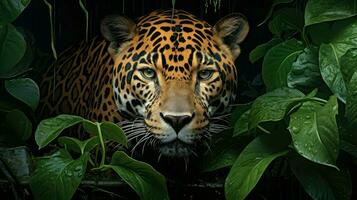 AI generated conservation tropical rainforest landscape photo