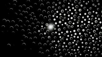 AI generated abstract black dots background photo