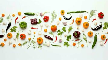 AI generated healthy vegetable turkey food photo