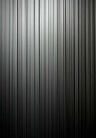 AI generated Vertical metal texture, steel silver background - AI generated image photo