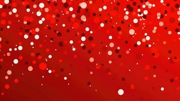 AI generated wallpaper red dots background photo