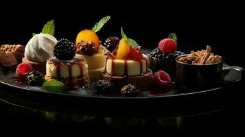 AI generated cake gourmet dessert food photo