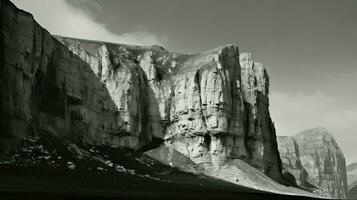 AI generated nature limestone cliffs landscape photo