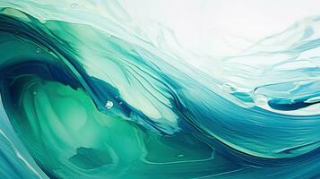 AI generated abstract wave dynamic background photo