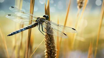 AI generated habitat freshwater marsh landscape photo