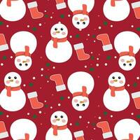 Christmas pattern background Gift wrapping paper Vector illustration