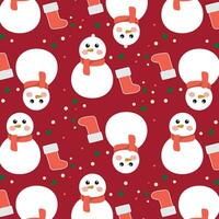 Christmas pattern background Gift wrapping paper Vector illustration