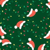 Christmas pattern background Gift wrapping paper Vector illustration