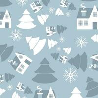 Colored winter pattern background Vector illustration