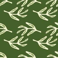 Elegant seamless leaf pattern. vector