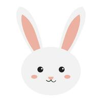 cute bunny animal vector illustration