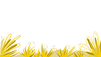 Illustration background with a mellow yellow plant theme. Perfect for wallpaper, invitation cards, envelopes, magazines, book covers. png