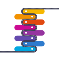 la carretera camino infografía circulo de 8 pasos y negocio íconos para Finanzas proceso pasos. png