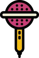 microphone illustration design, art and creativity vector