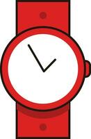 wrist watch  illustration design, art and creativity vector