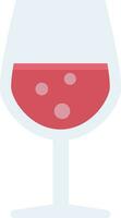 wine glass illustration design, art and creativity vector