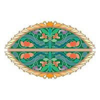 Vintage floral classic calligraphic retro vignette scroll frames ornamental design elements black set isolated vector