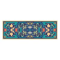 Retro chapter dividers swirl floral ornament bookmarks sketch set vector