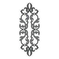 Clásico floral clásico caligráfico retro viñeta Desplazarse marcos ornamental diseño elementos negro conjunto aislado vector