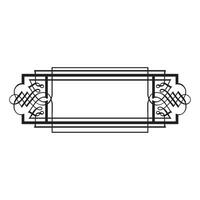 Vintage forged floral classic calligraphic retro vignette scroll frames ornamental design elements black set isolated vector