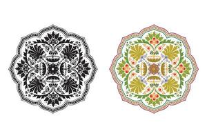 Vintage floral calligraphic floral vignette scroll corners ornamental design elements black set isolated vector