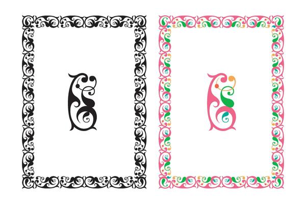 Vintage traditional realistic frames set on white background isolated vector illustration