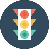 traffic light illustration design, art and creativity vector