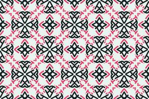 arabic pattern. balack, pink and white background with Arabic ornaments. Patterns, backgrounds and wallpapers for your design. Textile ornament. Vector illustration.