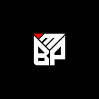 mbp letra logo vector diseño, mbp sencillo y moderno logo. mbp lujoso alfabeto diseño