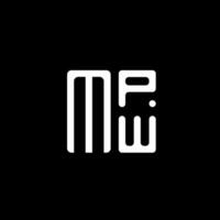 MPW letra logo vector diseño, MPW sencillo y moderno logo. MPW lujoso alfabeto diseño