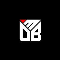 MOB letter logo vector design, MOB simple and modern logo. MOB luxurious alphabet design