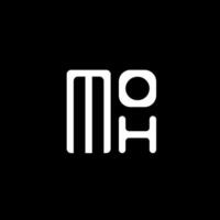 MOH letter logo vector design, MOH simple and modern logo. MOH luxurious alphabet design