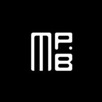 MPB letter logo vector design, MPB simple and modern logo. MPB luxurious alphabet design