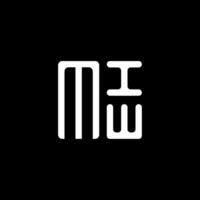 MIW letter logo vector design, MIW simple and modern logo. MIW luxurious alphabet design