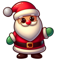 ai genererad santa claus tecknad serie png