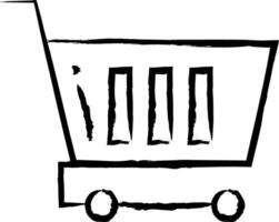 cart hand drawn vector illustration