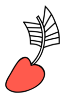 sticker Arrow heart png