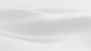 Abstract background of white waves, reflection.3D render. photo