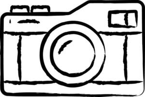 camera hand drawn vector illustration