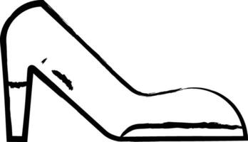 High Heels hand drawn vector illustration