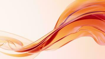 Flowing transparent cloth background, 3d rendering. video