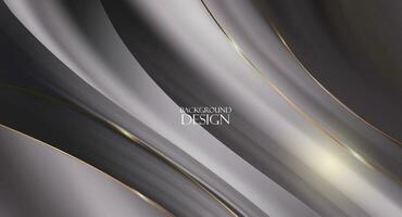 Gradient and luxury style background design. vector