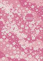 Japanese style pattern background or cover design. vector