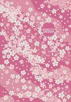 Japanese style pattern background or cover design. vector