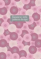 Japanese style pattern background or cover design. vector