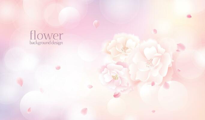 Romance rose flower background design.