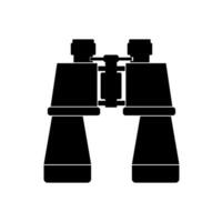 Black Binoculars icon isolated on white background. Field glasses Vector illustration